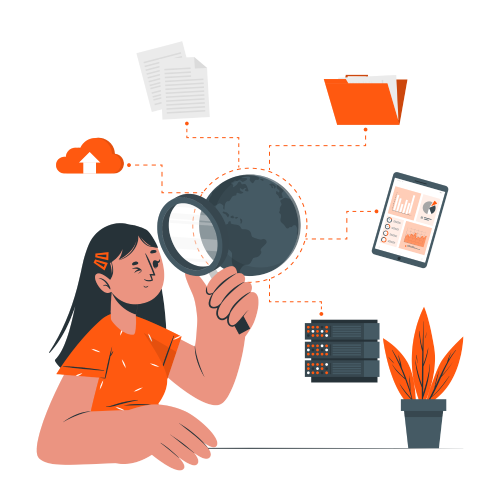 web development illustration